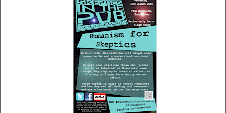Bmth Skeptics in the Pub: Humanism for Skeptics primary image