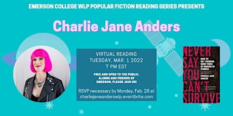 WLP Popular Fiction Reading Series: Charlie Jane Anders