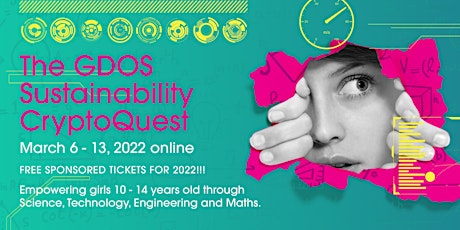 Imagen principal de 2022 Girls Day Out in STEM Event: The GDOS Sustainability CryptoQuest!