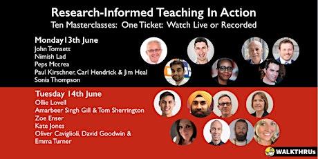 Research-Informed Teaching In Action: Ten Masterclasses tickets