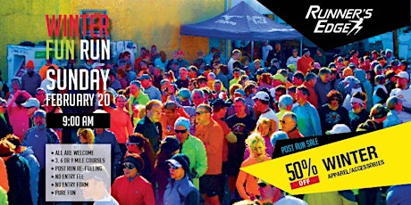 Runner's Edge Winter Fun Run and Clearance Sale! primary image