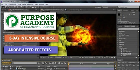 3-Day Intensive ADOBE AFTER EFFECTS Course primary image