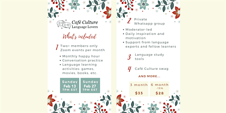 Café Culture: Language Lovers - February