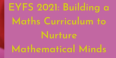 RECORDING: Building a Maths Curriculum to Nurture Mathematical Minds primary image