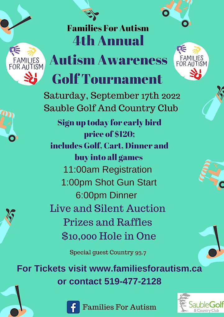 Autism Awareness Golf Tournament 2022 image