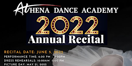 2022 Annual Recital tickets