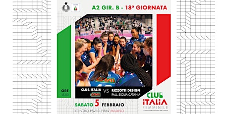 Club Italia CRAI vs. Rizzotti Design Pallavolo Sicilia Catania (35%)