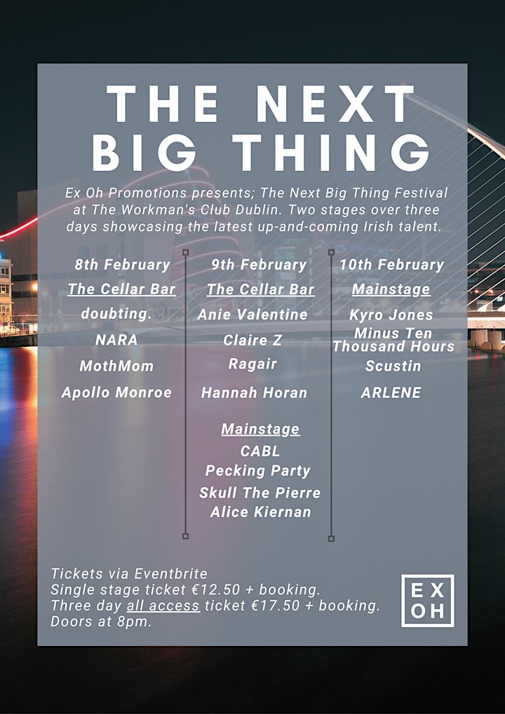 THE NEXT BIG THING FESTIVAL presented by Ex Oh Promotions image