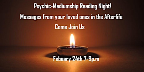 Psychic Mediumship Readings. Messages from your loved ones in the Afterlife primary image
