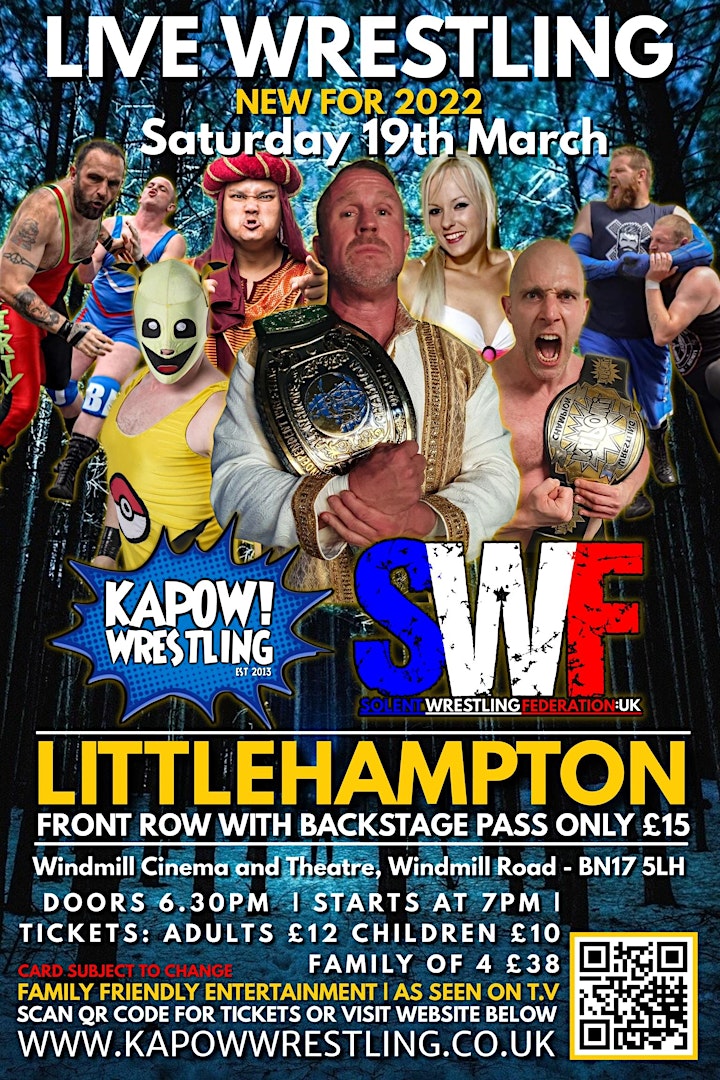 Live Wrestling: new for 2022 tour comes to Littlehampton. image