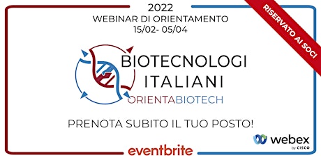 Immagine principale di Ciclo di seminari OrientaBiotech 