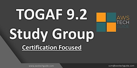 TOGAF 9.2 Study Group for Certification preparation