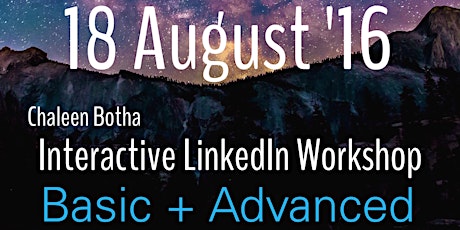 LinkedIn Interactive Workshop - Combined Basic and Advanced primary image