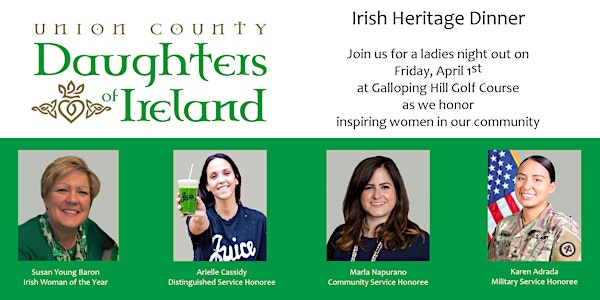 Daughters of Ireland - Irish Heritage Dinner