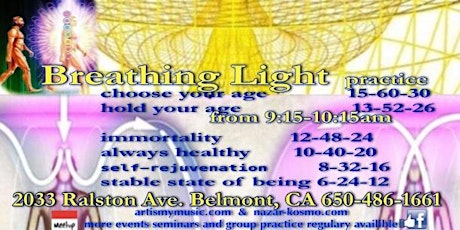 Breathing Light (precious self atunments group practice) primary image