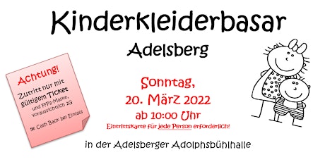 Kinderkleiderbasar Adelsberg - Frühjahr 2022
