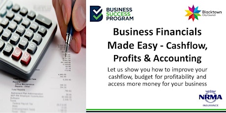 Business Financials Made Easy - Cashflow, Profits and More tickets