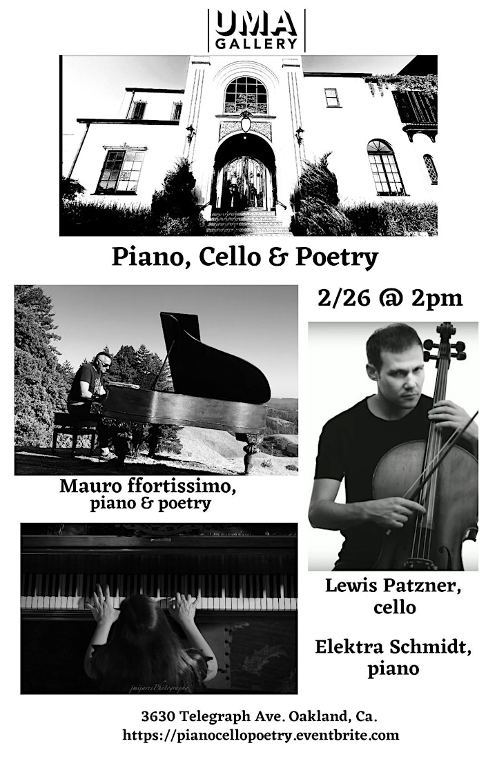 Piano , Cello & Poetry image