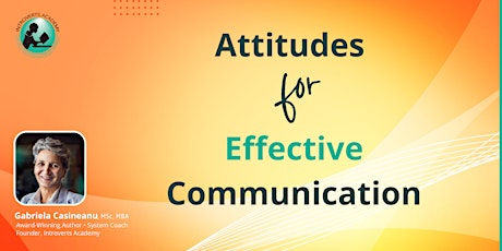 Attitudes for Effective Communication