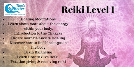 Reiki 1 Course 5 March 2022 primary image