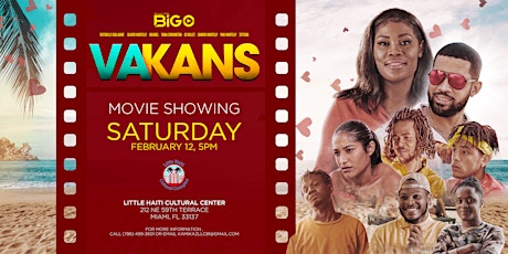 Vakans Movie Night in Miami on Valentine’s Weekend primary image