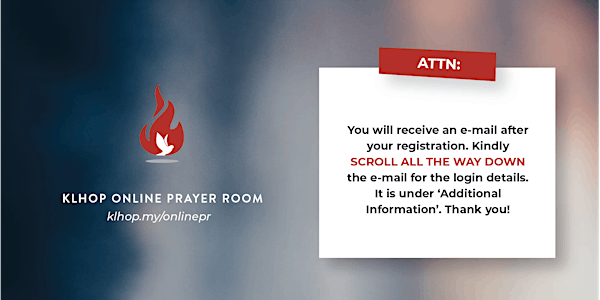 KLHOP  Online Prayer Room