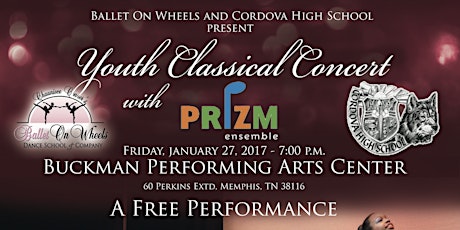 "Free" Youth Classical Concert - Cordova High Orchestra, Prizm, & Ballet On Wheels primary image