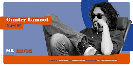 28/02 - Gunter Lamoot try-out @ G-huis café
