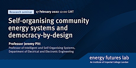 Self-organising community energy systems and democracy-by-design