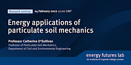 Energy applications of particulate soil mechanics