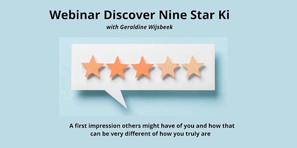 Webinar Discover Nine Star Ki