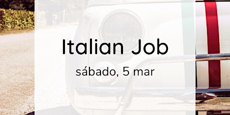 Imagen principal de Italian Job - taller de cocina / encuentro gastronómico  (cocina italiana)