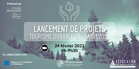 Lancement de projets : Tourisme durable en Charlevoix primary image