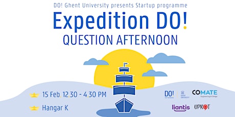 Question Afternoon Expedition DO! 2022 @Forum UGent campus Kortrijk primary image
