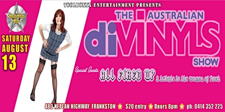 The Australian Divinyls Show & All Fired Up tribute to the women of Rock primary image
