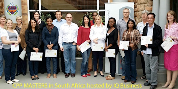 Johannesburg IQ Business, BP Group & PMI 28th CPP Masters® 29 Aug-1 Septemb...
