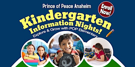 Prince of Peace Kindergarten -Open Enrollment! tickets