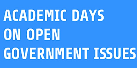 Image principale de Academic Days on Open Government Issues