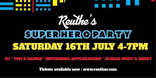 Superhero Kids Party - It's back!