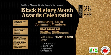 Black History Month Awards Celebration: Honouring Black Community Members