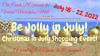 Be Jolly in July ~ Christmas in July Arts & Crafts Virtual Marketplace biglietti