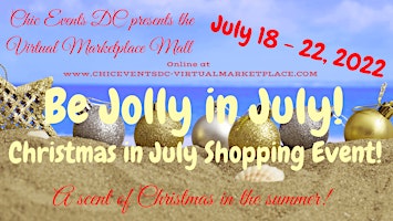 Be Jolly in July ~ Christmas in July Arts & Crafts Virtual Marketplace