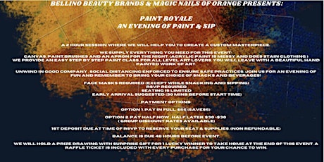 PAINT ROYALE: AN EVENING OF PAINT & SIP tickets