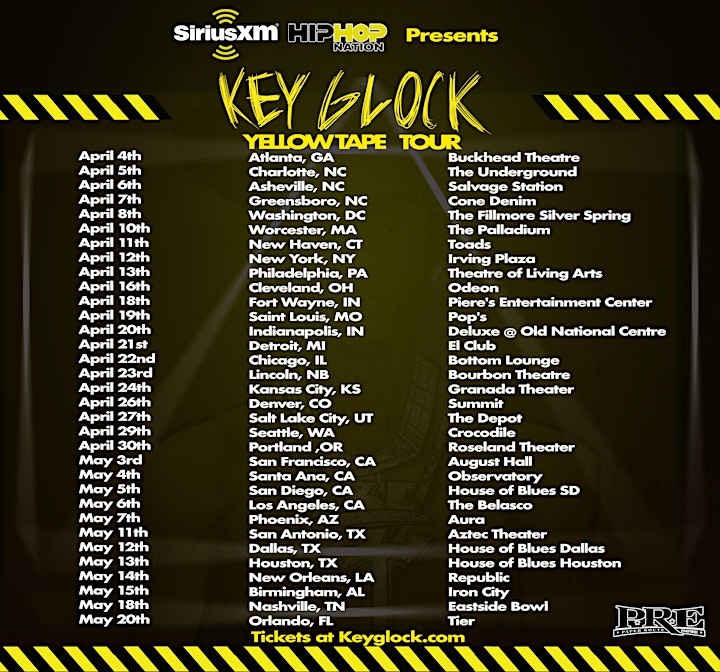 Key Glock: The Yellow Tape Tour image