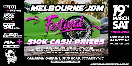 Melbourne JDM Festival 2022 primary image