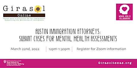Austin Immigration Attorneys: Submit Cases for Mental Health Assessments primary image