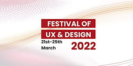 Festival of UX & Design primary image