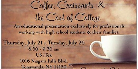 Coffee, Croissant, and the Cost of College primary image