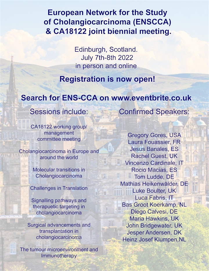 ENS-CCA Edinburgh 2022 & CA18122 COST Action meeting image