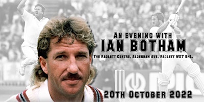 Pre Sale Sign up - An evening with Cricket Legend Ian Botham